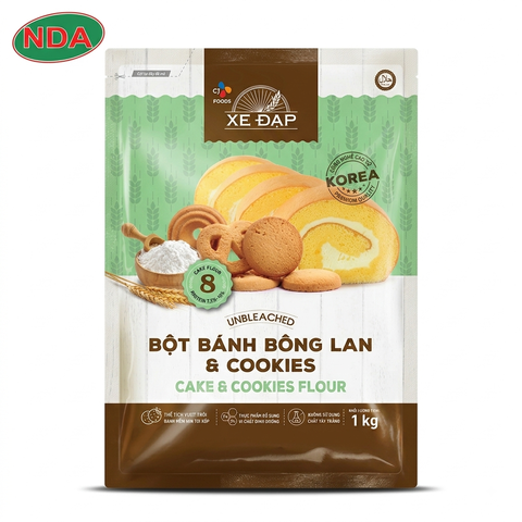 XE ĐẠP Bột bánh bông lan & cookies 1kg
