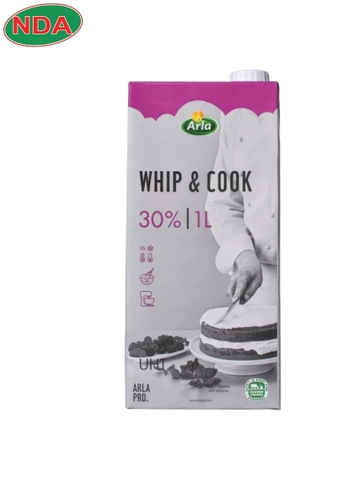 Kem sữa Whip & Cook hiệu Arla Pro