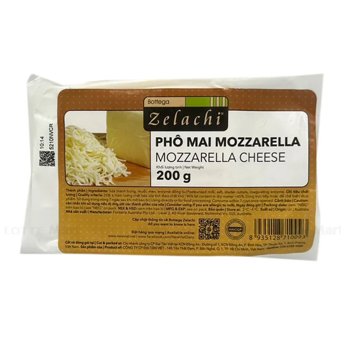 ZELACHI Phô Mai Lát 200g