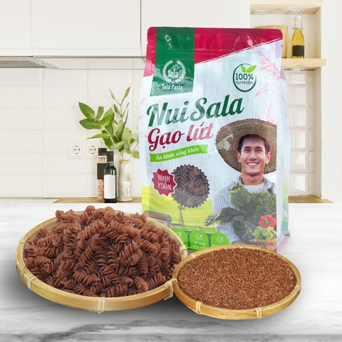 Nui Sala gạo lứt hình Xoắn