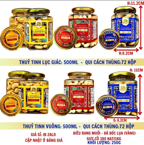 Điều lụa SIZE Cồ - hộp nắp vặn 500g