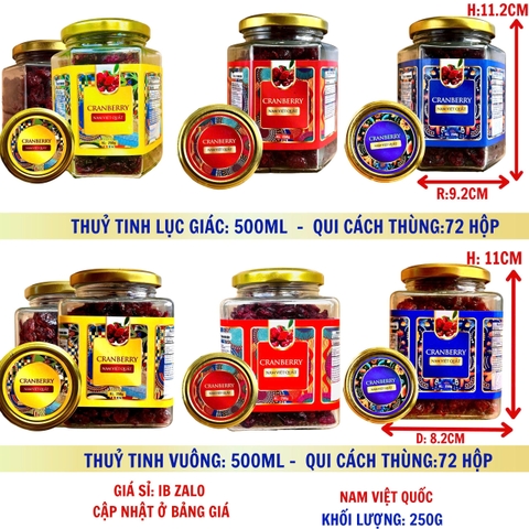 Điều vị (tỏi ớt/phô mai/cf/sữa dừa /gừng/socola...) - hộp nắp vặn 250g