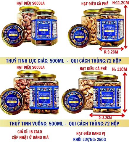 Hạt Điều rang vị -  250g