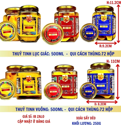 Xoài sấy dẻo - 250g