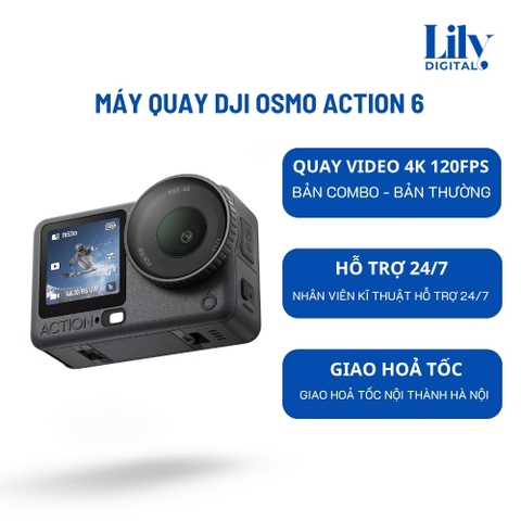 Cho Thuê Camera DJI Action Tại Hà Nội | Quay Mượt, Chống Rung Tốt