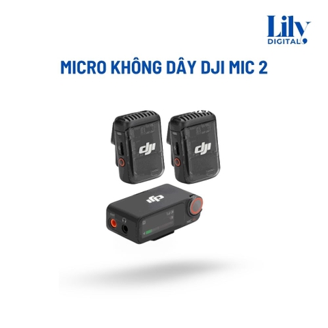 Cho Thuê Micro Không Dây DJI Mic 2 Tại Hà Nội | Thu Âm Rõ – Thuê Nhanh – Giá Tốt