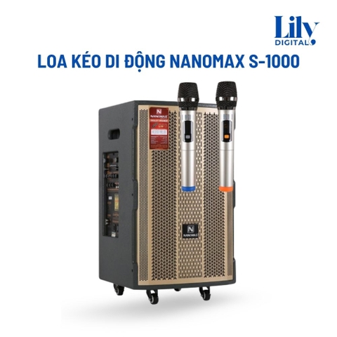 Cho Thuê Loa Kéo Hát Karaoke Nanomax S1000 450W Tại Hà Nội Giá Rẻ