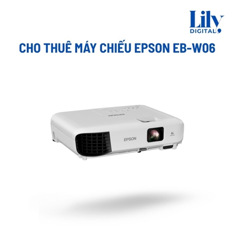 Cho Thuê Máy Chiếu Epson EB-W06 Tại Hà Nội – Giao Nhanh 24/7, Hình Ảnh Rõ, Dễ Setup