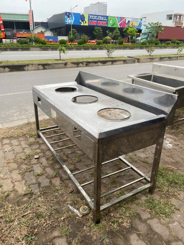 Bộ bàn bếp inox công nghiệp - DQDKD