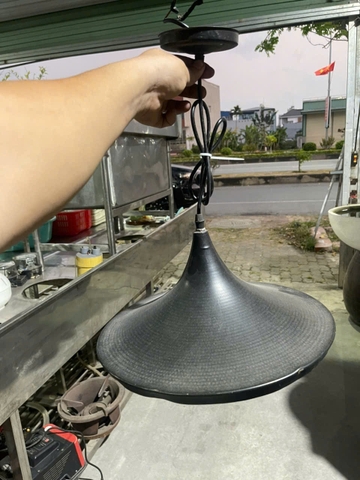 Đèn thả trần chao nón-NTGD