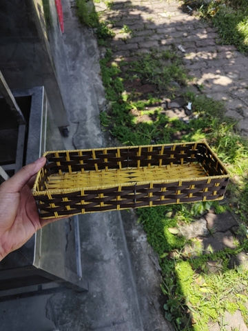 Khay mây đựng đũa thìa - DQDKD