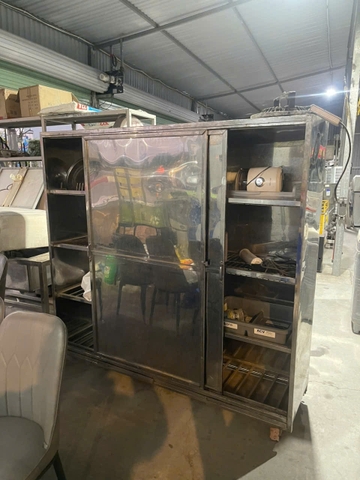 Tủ inox 304 cửa lùa-DQDKD