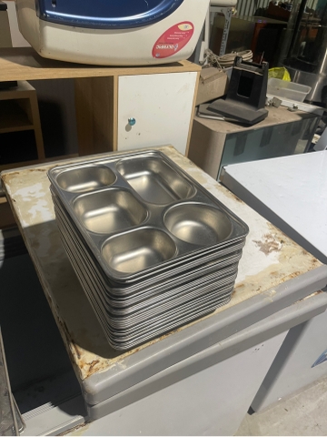Khay cơm inox ko nắp - DQDKD