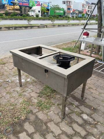 Bộ bàn bếp inox công nghiệp - DQDKD