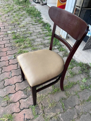 Ghế gỗ cafe lót nệm - DQDKD
