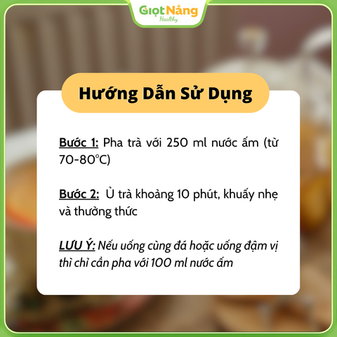 Trà Chanh Dây Kim Quất Combo 10 Gói 20 g/gói