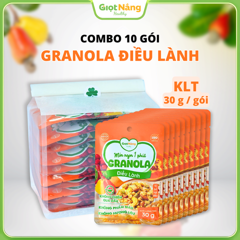 Granola Điều Lành Combo 10 Gói 30 g/gói