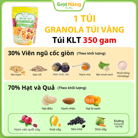 Granola Rạng Rỡ Tươi Tắn 350 g