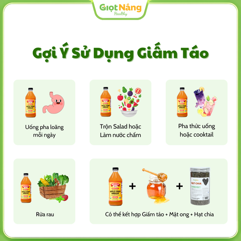 Giấm táo Bragg chai nhỏ 473 ml