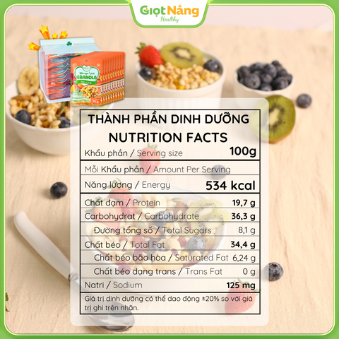 Granola Điều Lành Combo 10 Gói 30 g/gói