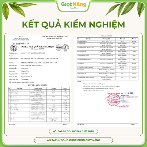 Premium Tropical Granola Ngũ cốc Vị Ca Cao 300 g