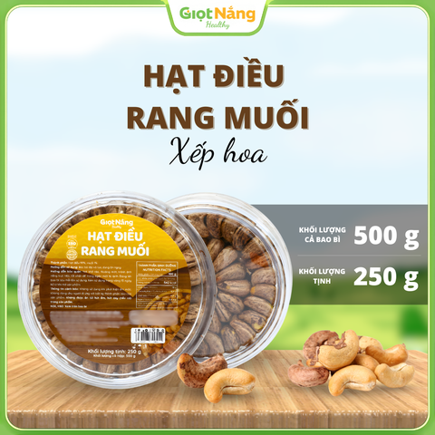 Hạt Điều Rang Muối Xếp Hoa 250 g