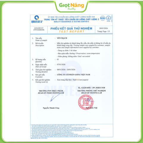 Yến Mạch Cán Dẹt 500 g