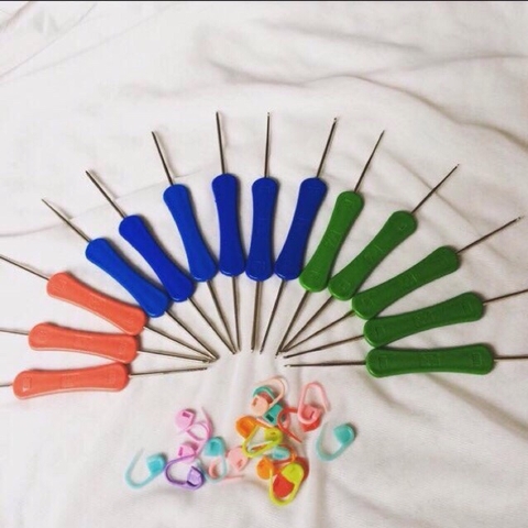 kim Móc 2 Đầu Cán Nhựa