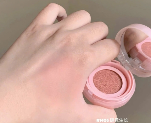 Phấn má hồng CUSHION MOOEKISS làm sáng và tạo khối - Phấn má dạng kem, hiệu ứng căng bóng tự nhiên, nâng tông