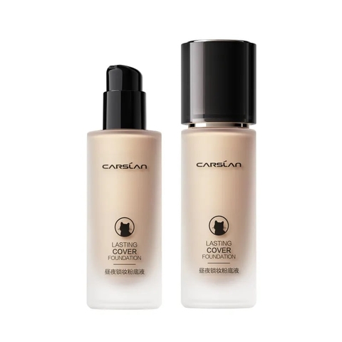 Kem nền CARSLAN Dưỡng ẩm kiềm dầu lâu trôi chống thấm nước 24h - Kem Nền Kiềm Dầu CARSLAN LASTING MOISTURE FOUNDATION