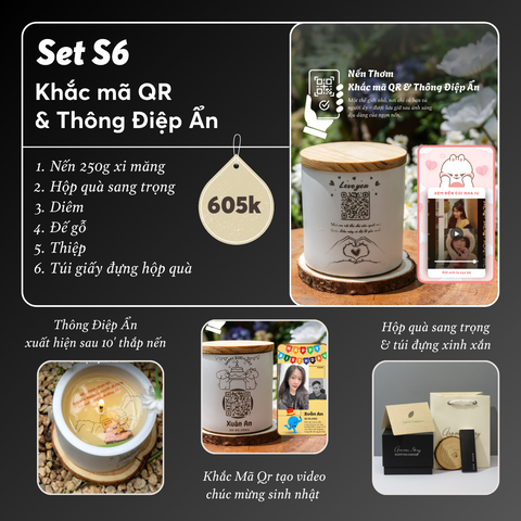 Set S6 - Khắc mã QR & Thông Điệp Ẩn