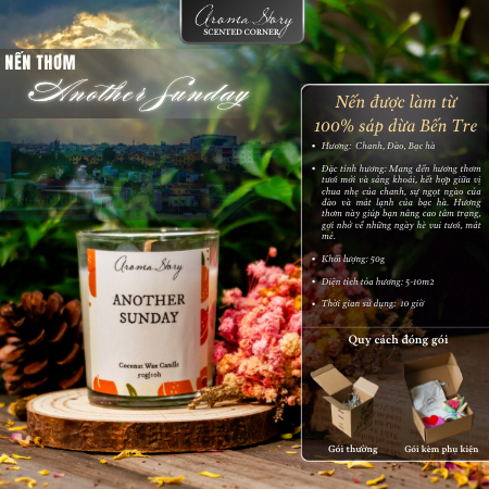 Nến Thuỷ Tinh 50g Another Sunday