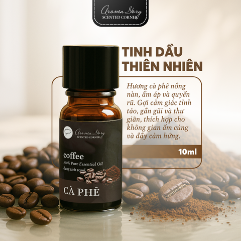 Tinh Dầu Thiên Nhiên Cà phê 10ml - EO