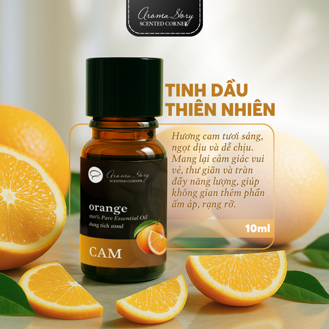 Tinh Dầu Thiên Nhiên Cam 10ml - EO