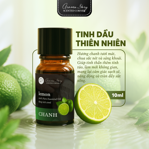Tinh Dầu Thiên Nhiên Chanh 10ml - EO