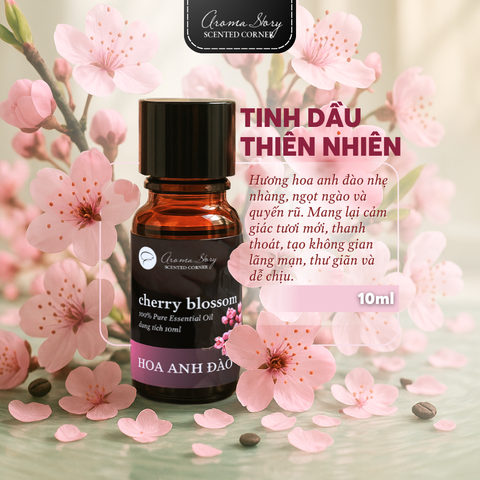 Tinh Dầu Thiên Nhiên Hoa Anh Đào 10ml - EO