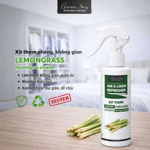 Xịt Thơm Phòng, Quần Áo Hương Sả Chanh