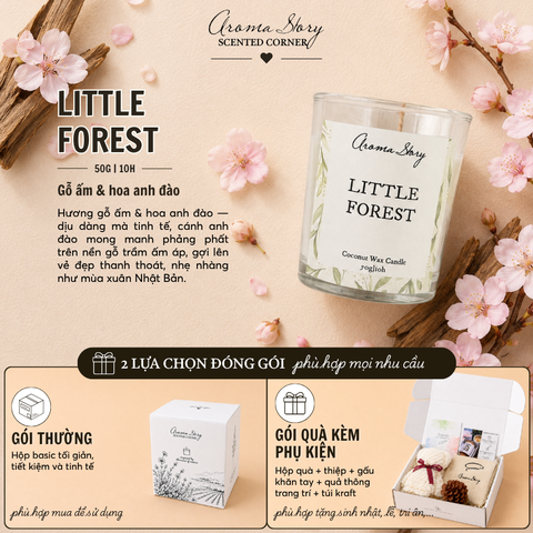 Nến Thuỷ Tinh 50g Little Forest