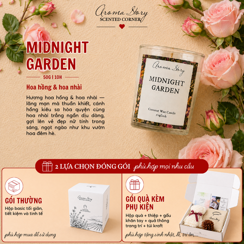 Nến Thuỷ Tinh 50g Midnight Garden