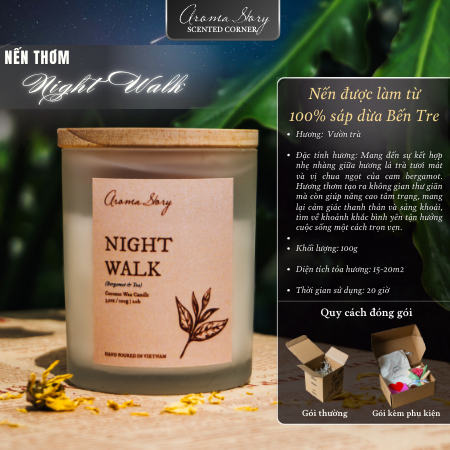 Nến Thủy Tinh 100g Night Walk