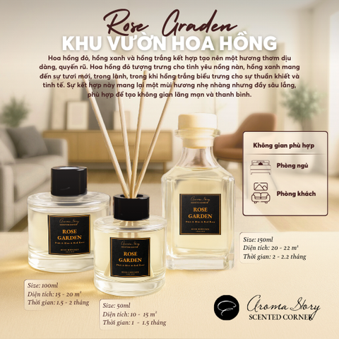 Tinh Dầu Khuếch Tán Rose Garden