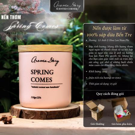 Nến Xi Măng 110g Spring Comes