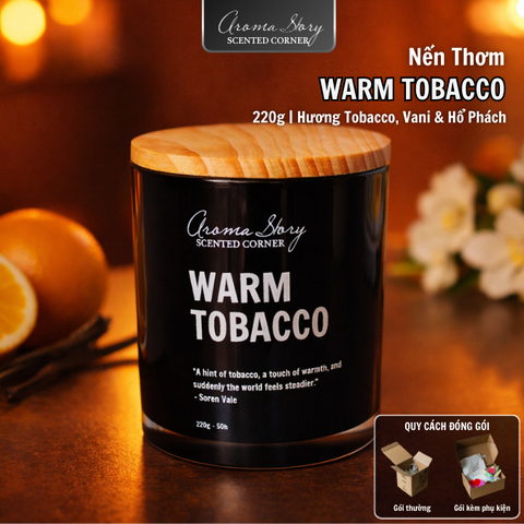 Nến Thơm 220g WARM TOBACCO