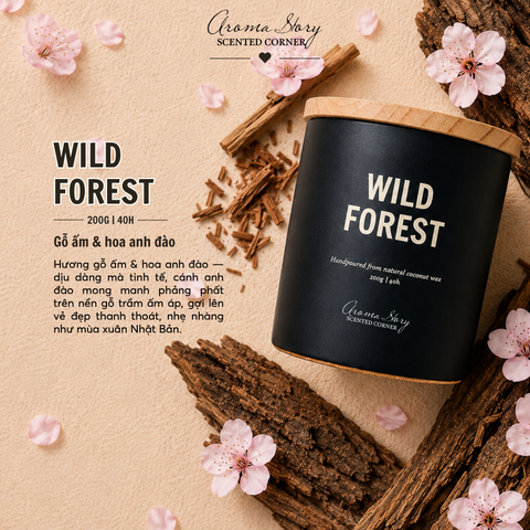 Nến Xi Măng 200g Wild Frorest