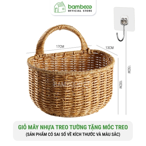Giỏ nhựa treo tường
