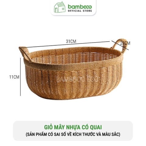 Giỏ nhựa giả mây