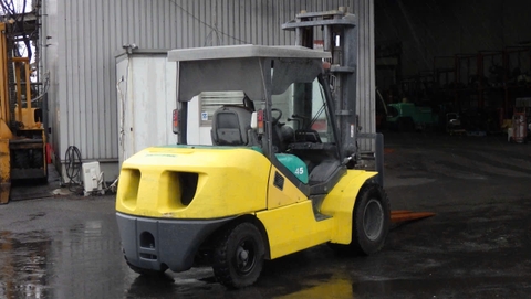 Xe nâng dầu cũ 4.5 tấn KOMATSU FD45T-10 Đời 2011 (Dịch Càng - Càng Dài 2.35m)