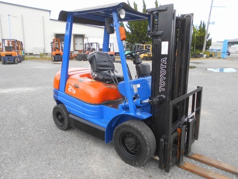 Xe nâng dầu cũ 2.5 tấn Toyota 6FD25 đời 1995 Nhật bãi số sàn dịch giá cực bền - 19974
