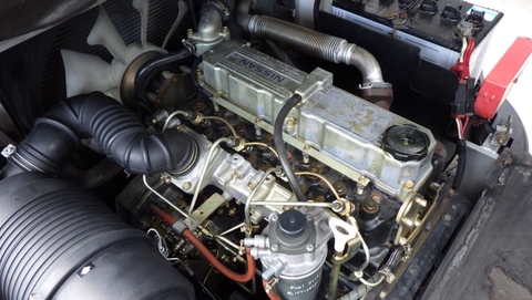 Xe nâng dầu cũ 3.5 tấn NISSAN YGL02M35 số sàn dịch giá - YGL02-000792