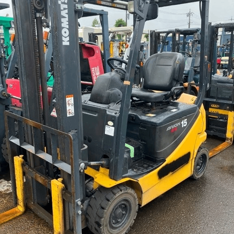 Xe nâng điện ngồi lái cũ 1.5 tấn KOMATSU FB15-12 đời 2021 - 857008